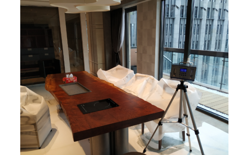 上海湯臣一品客戶室內甲醛（空氣）檢測