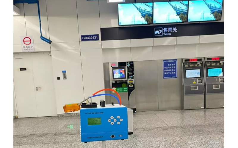 上海地鐵公共場所衛生檢測現場-車站空氣檢測-上海公共場所衛生檢測單位