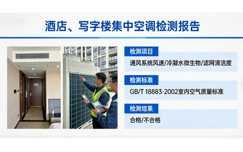 酒店、寫字樓注意：集中空調衛生檢測未達標將面臨這些風險